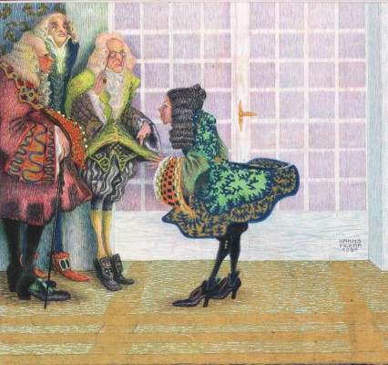 Пеллар Ганс. Иллюстрация к сказке С. Городецкого «Царевич-малыш» (1911)